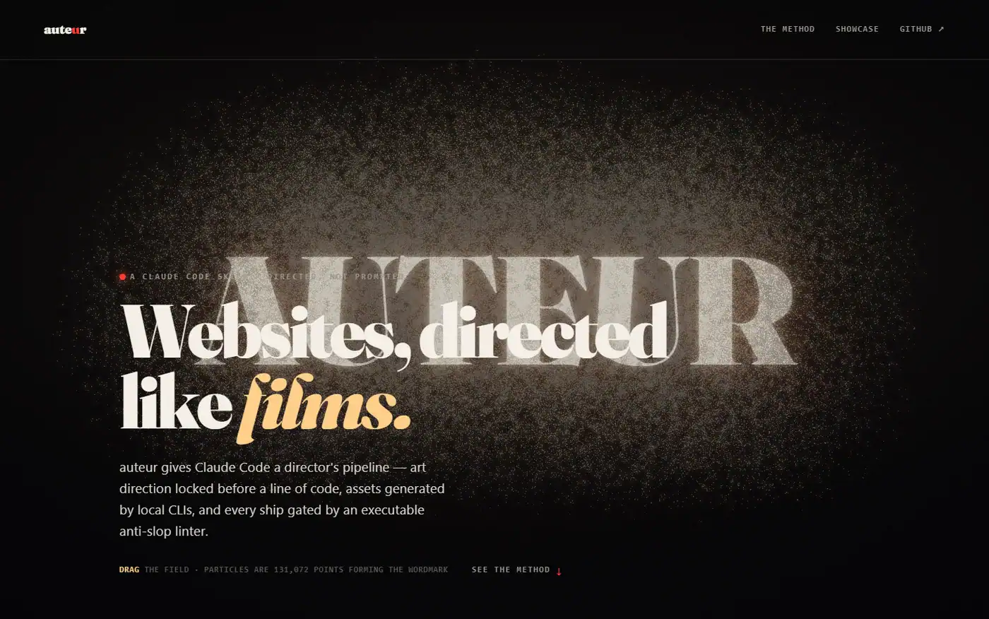 Auteur Web Experiences — official illustration from the upstream README