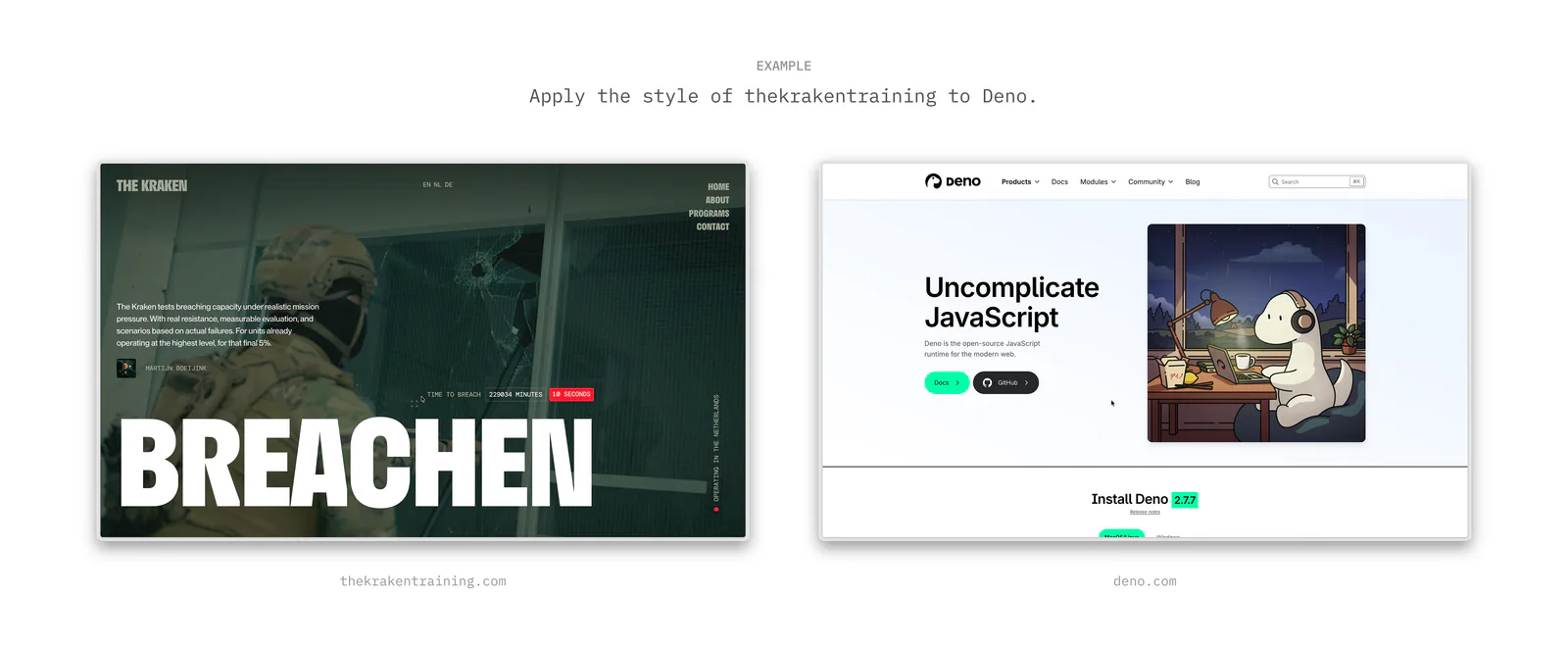 Design DNA — example