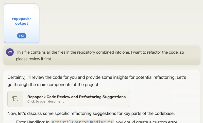 Repomix output file in a coding workspace