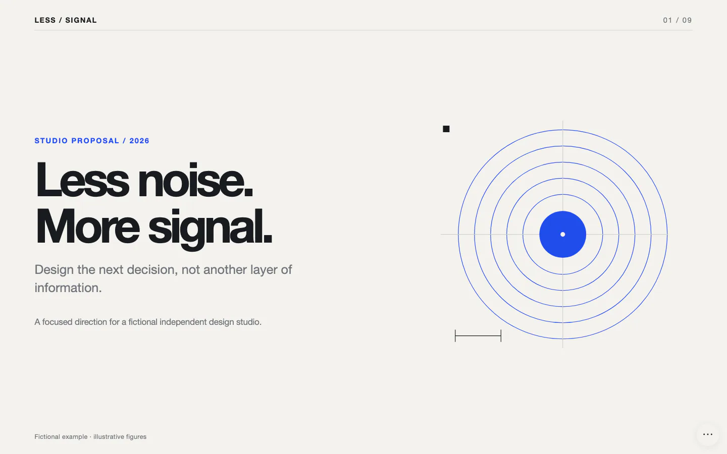 Minimalist Story Slides