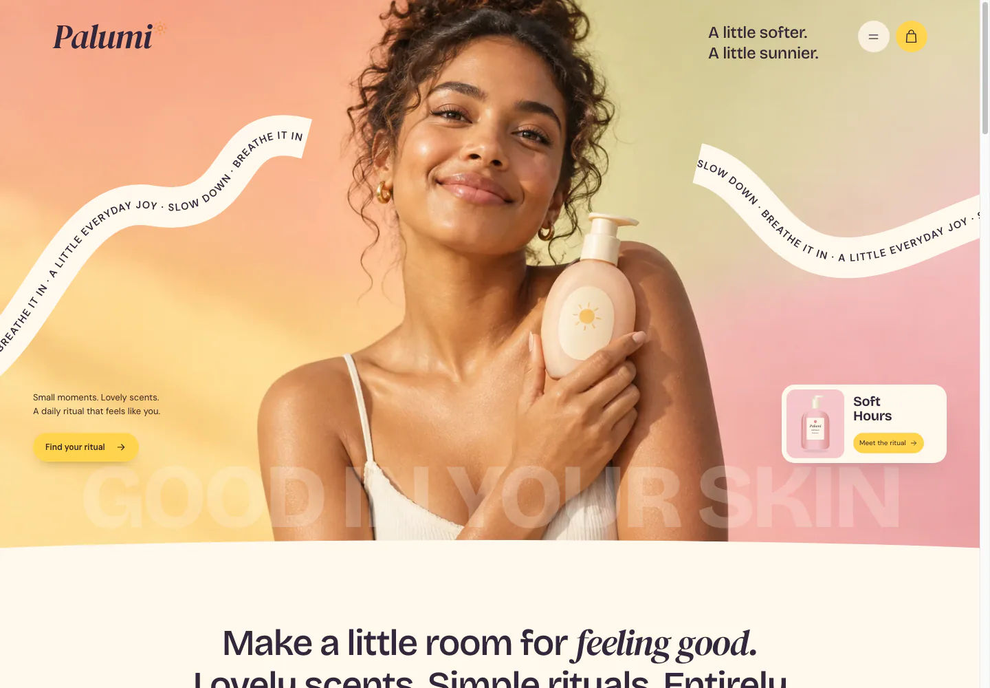 Sunny Gradient Brand Site