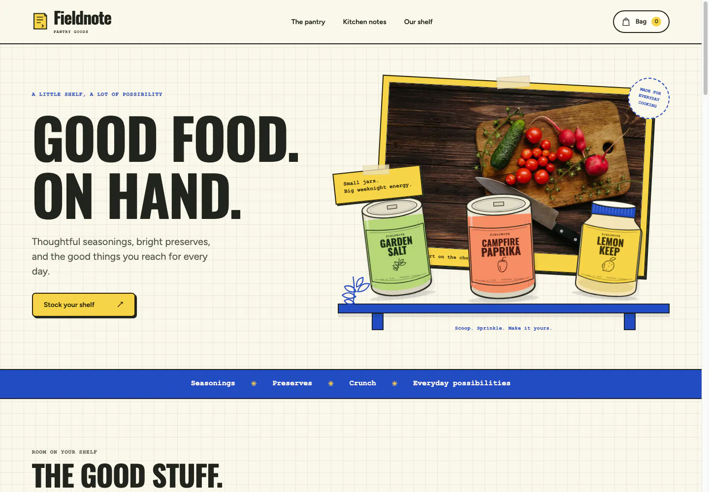 Gridpaper Pantry Brand Site